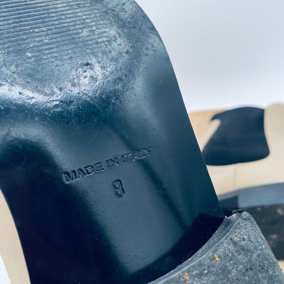 Everlane Shoes Womens 8 Beige Leather Chelsea Boots Ankle Italy - Picture 9 of 10